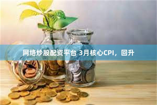 网络炒股配资平台 3月核心CPI，回升
